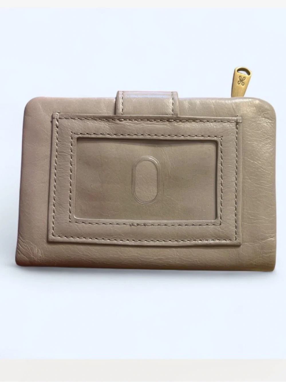 Hobo Ray Leather Bifold Wallet in Cloud